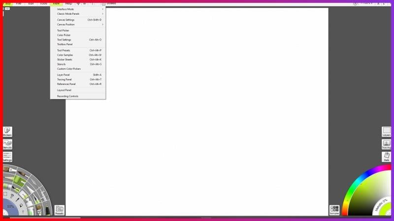 The next step is to go to View and click on that option